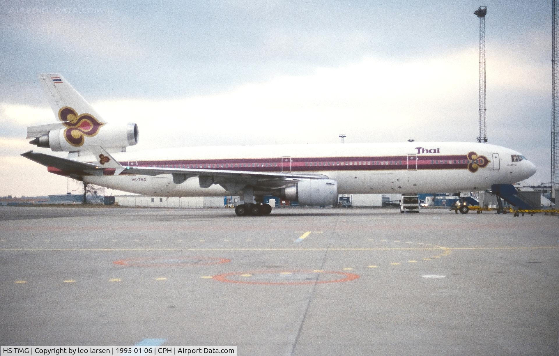 HS-TMG, 1992 McDonnell Douglas MD-11F C/N 48451, Copenhagen 6.1.1995