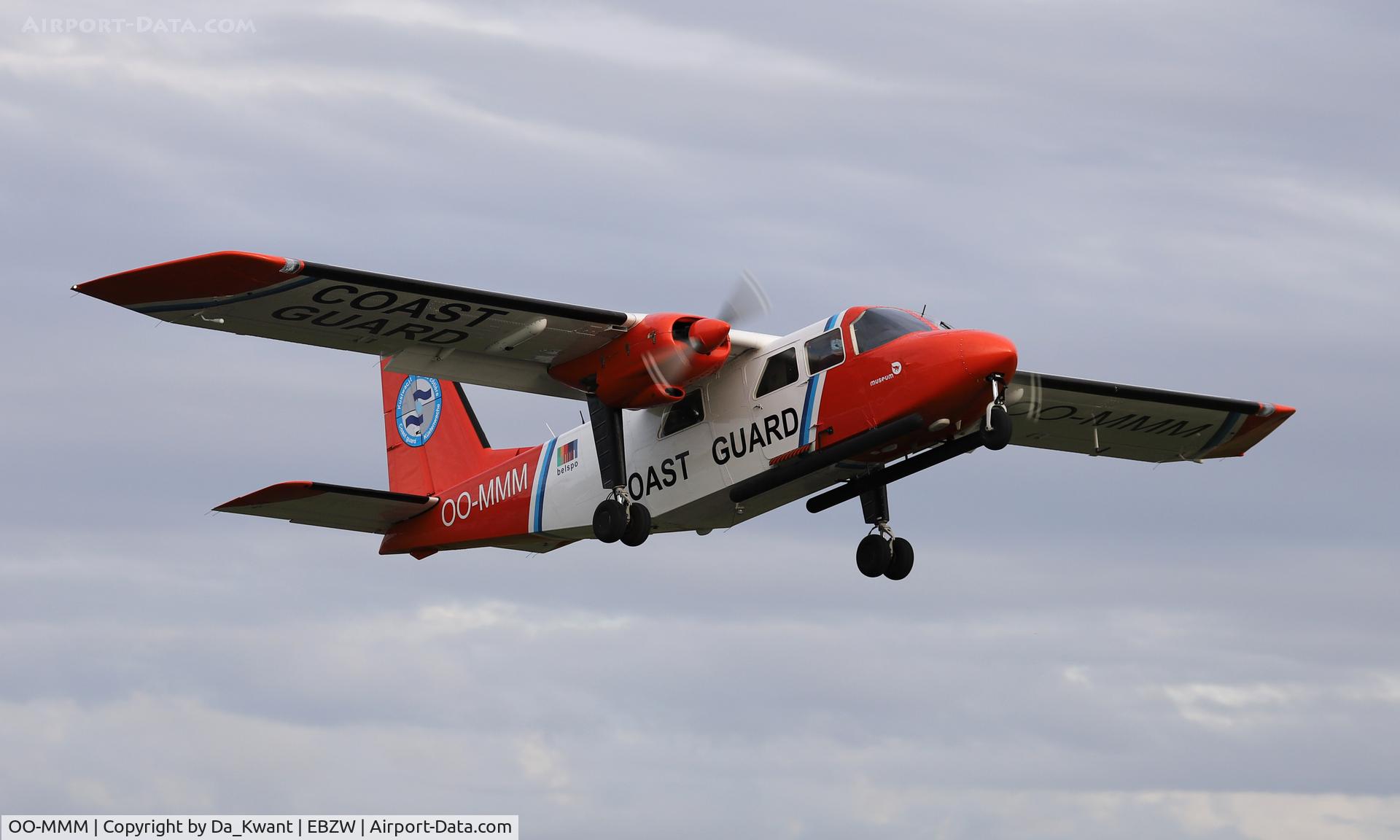 OO-MMM, 1975 Britten-Norman BN-2A-21 Islander C/N 468, visit EBZW for maintenance