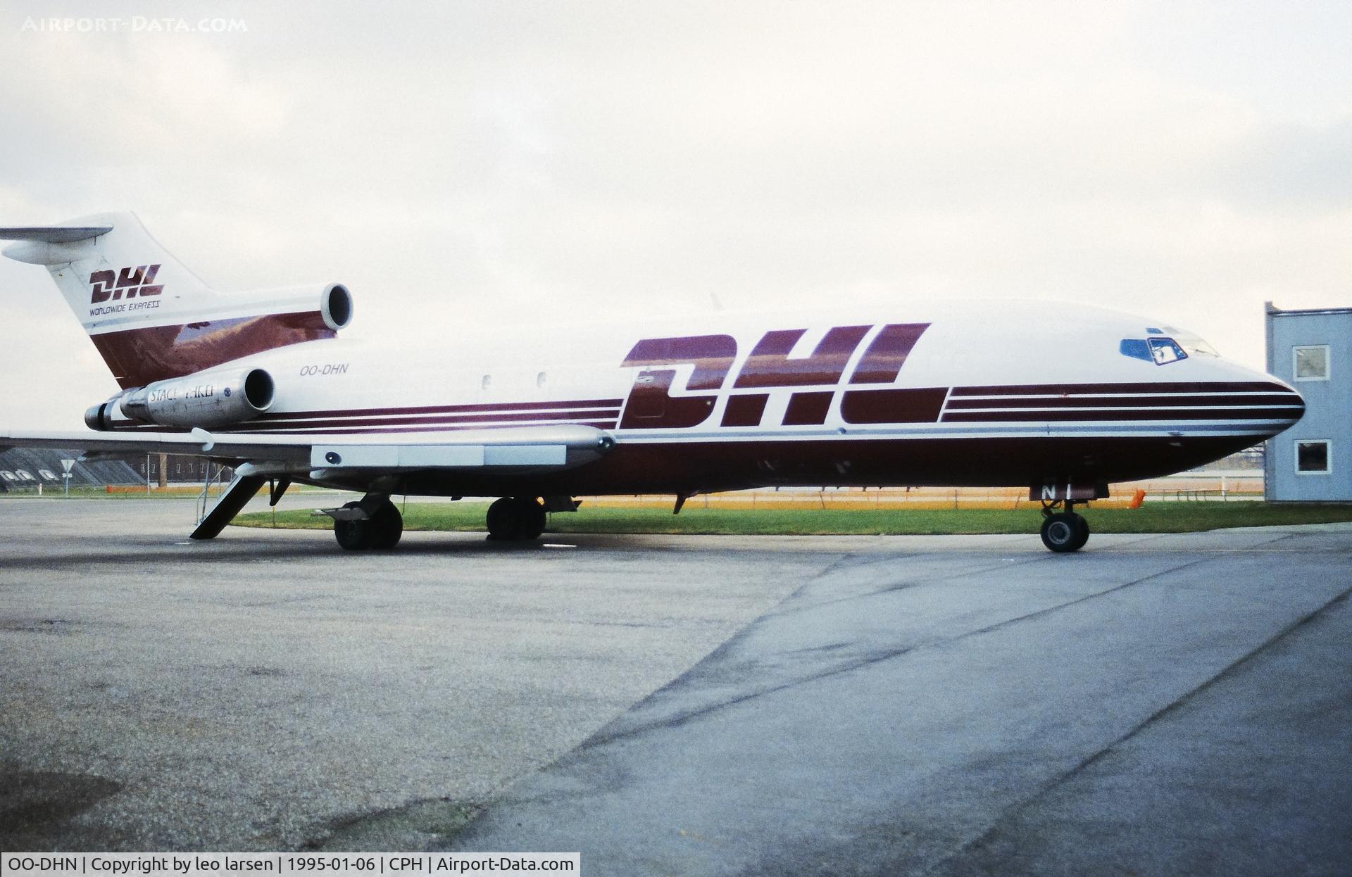 OO-DHN, 1969 Boeing 727-31(F) C/N 20113, Copenhagen 6.1.1995