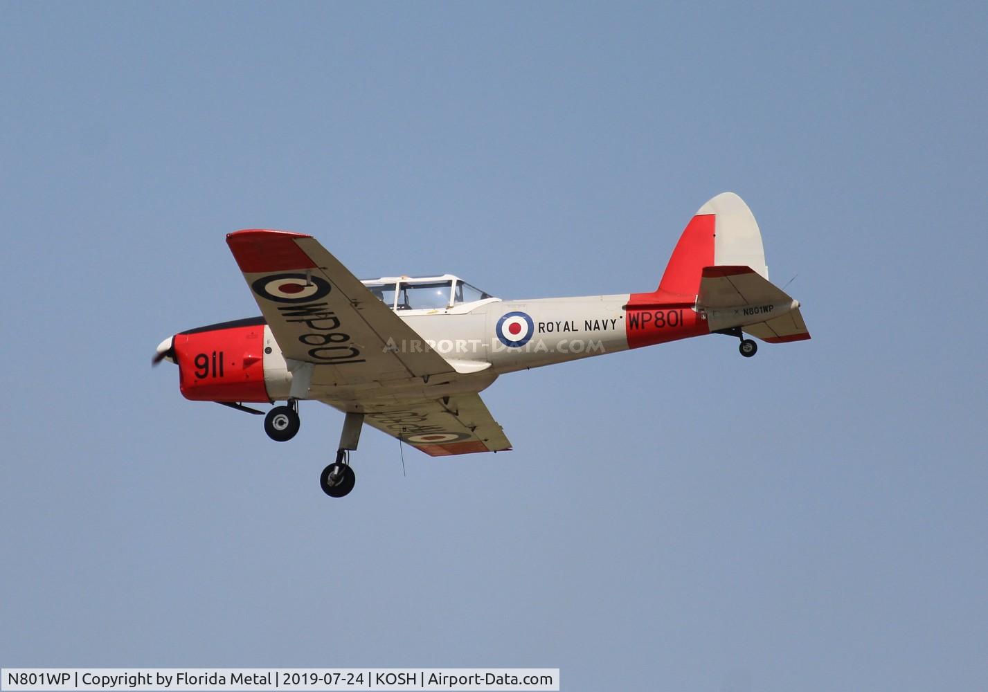 N801WP, 1952 De Havilland DHC-1 Chipmunk T.10 C/N C1/0693, EAA OSH 2019