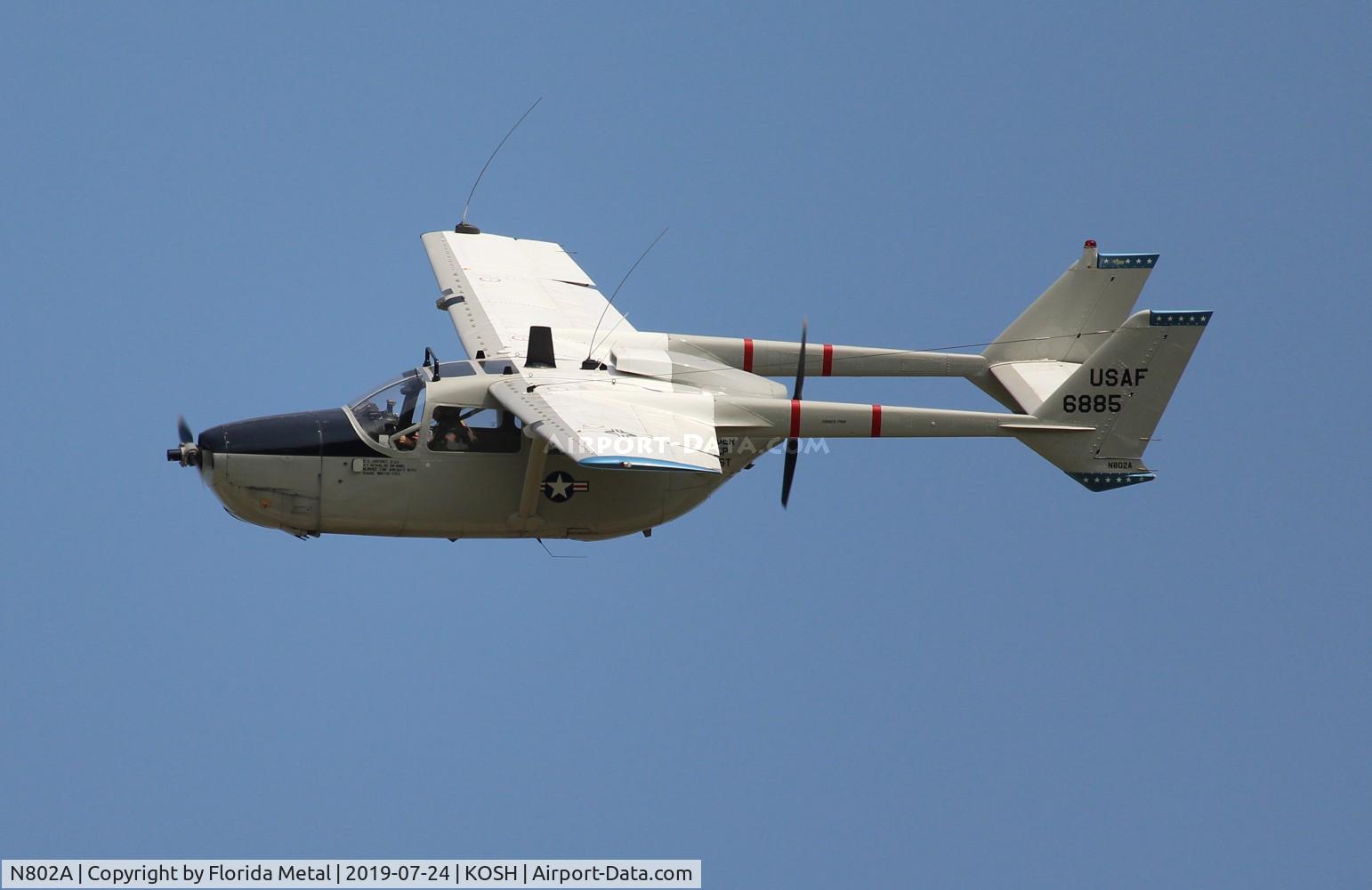 N802A, 1968 Cessna O-2A (M337B) Super Skymaster Super Skymaster C/N 337M-0174, EAA OSH 2019