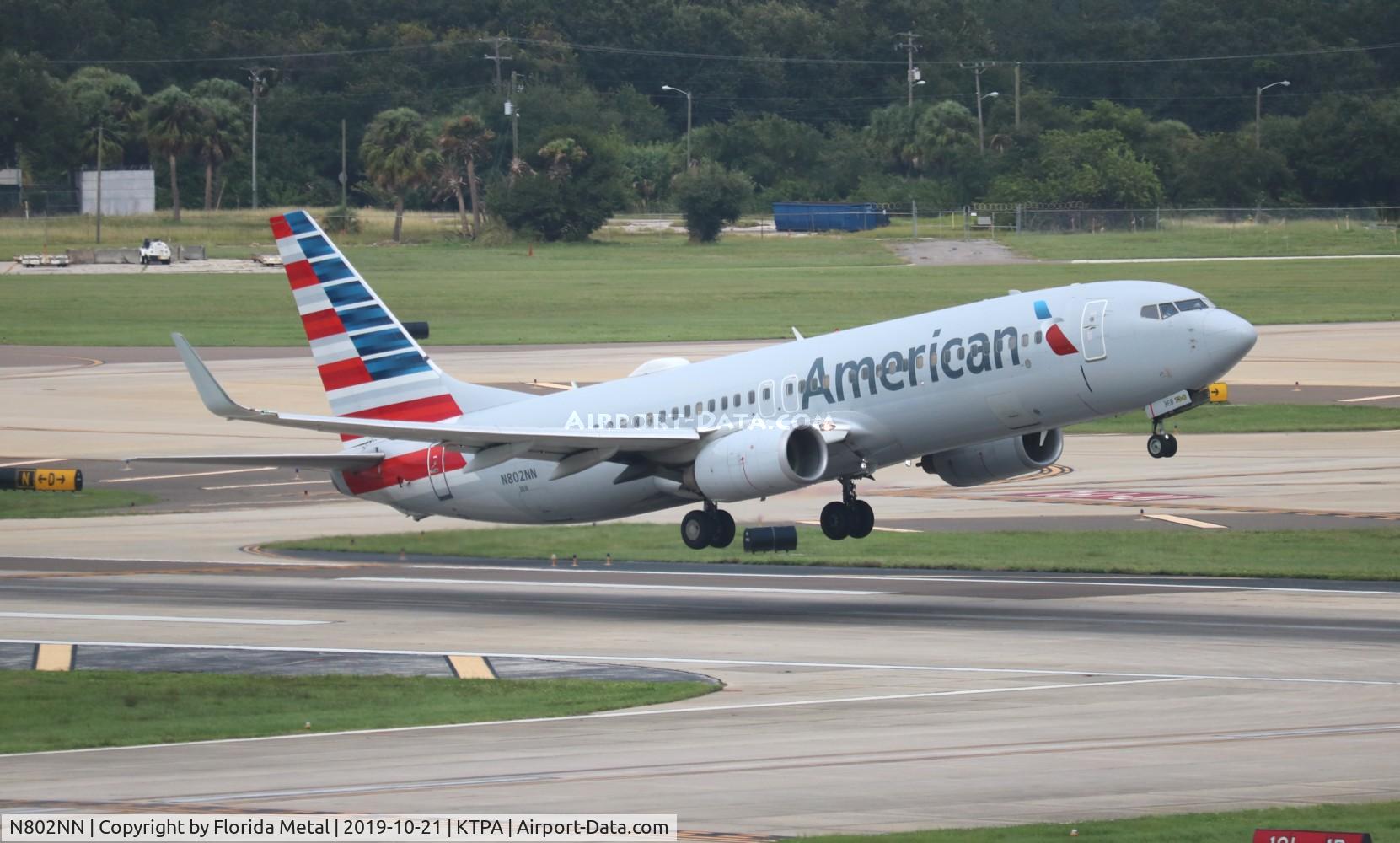 N802NN, 2009 Boeing 737-823 C/N 31073, TPA spotting 2019