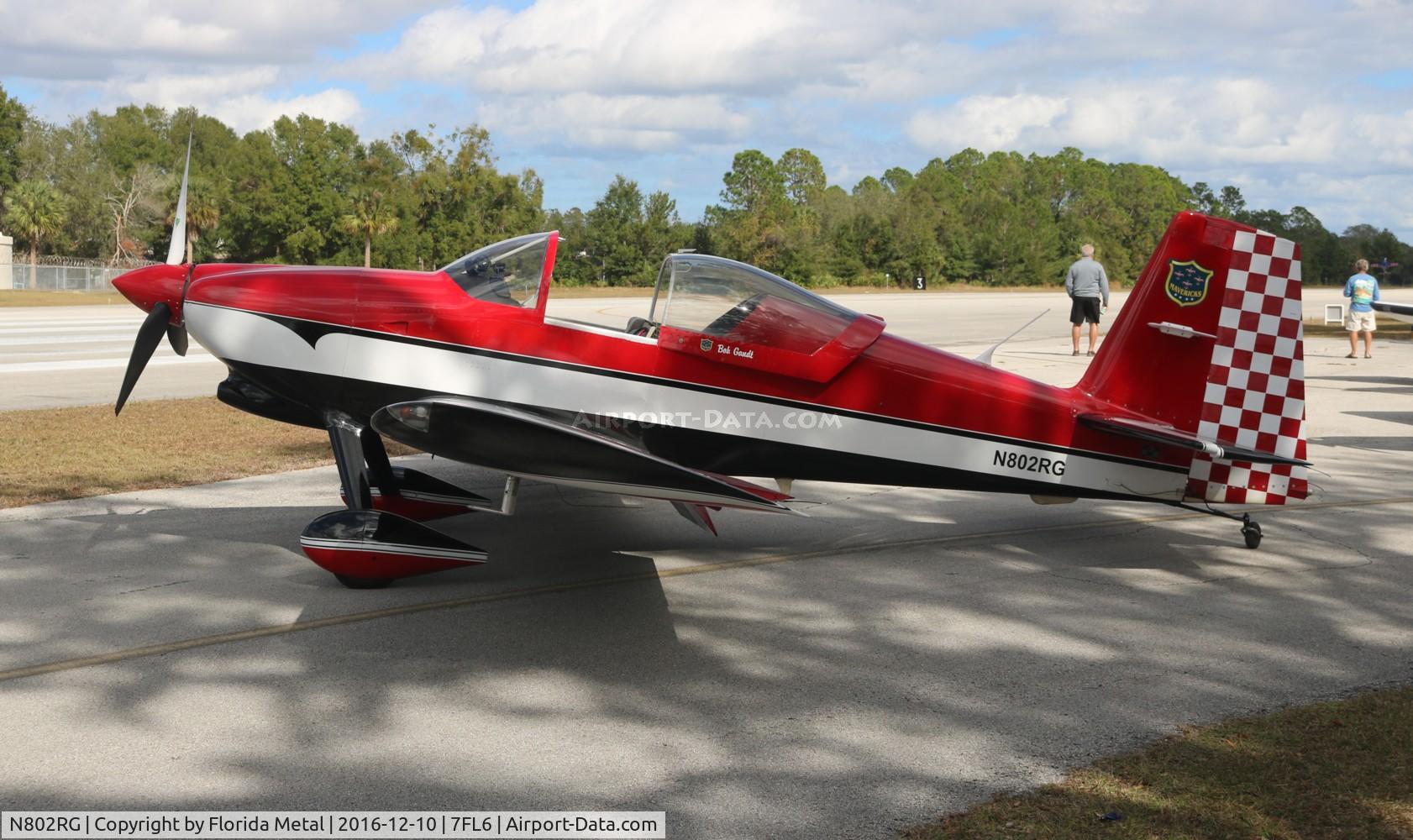 N802RG, Vans RV-7A C/N 70215, Spruce Creek 2016