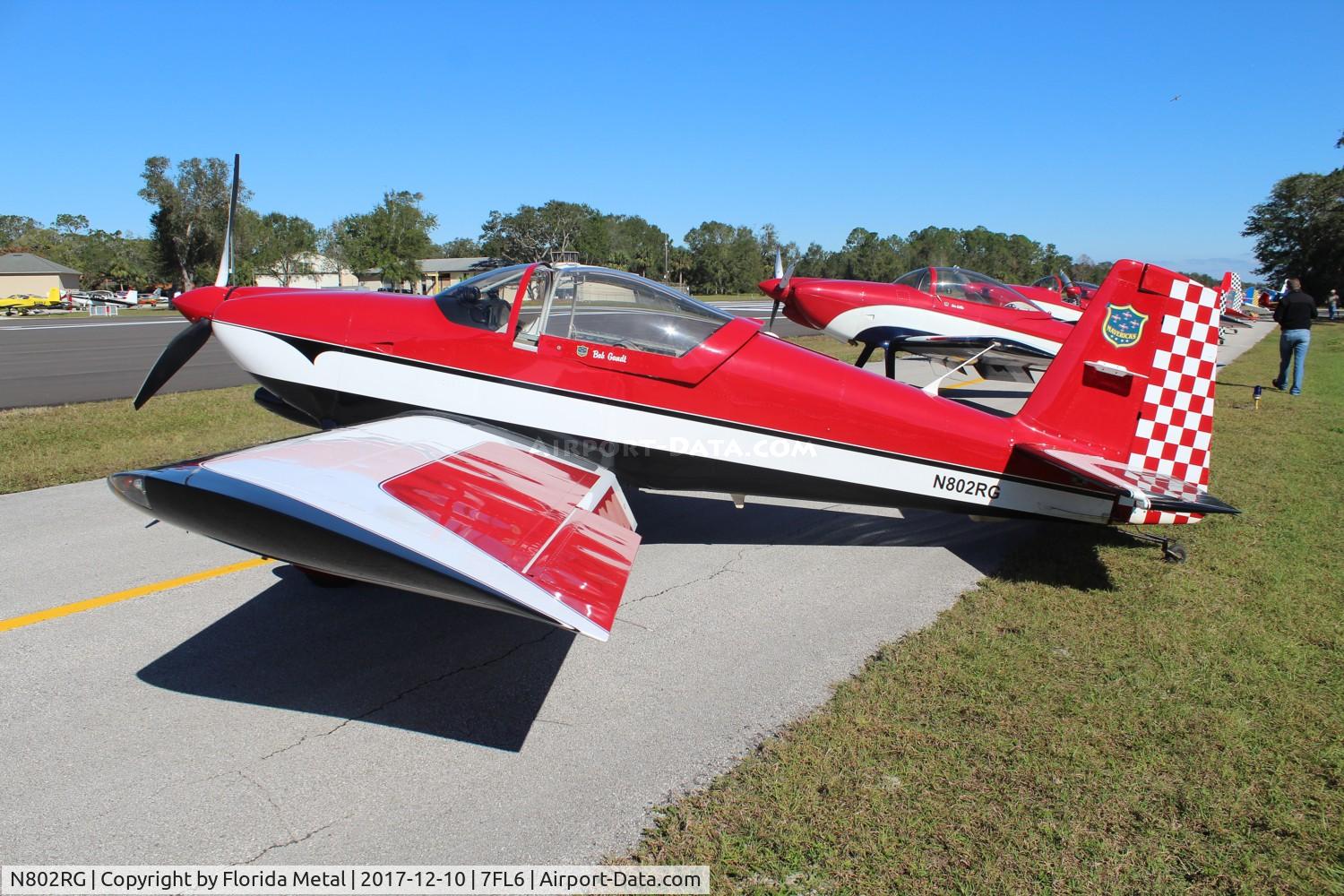 N802RG, Vans RV-7A C/N 70215, Spruce Creek 2017
