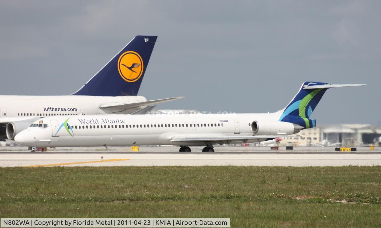 N802WA, 1990 McDonnell Douglas MD-83 (DC-9-83) C/N 53052, MIA spotting 2011