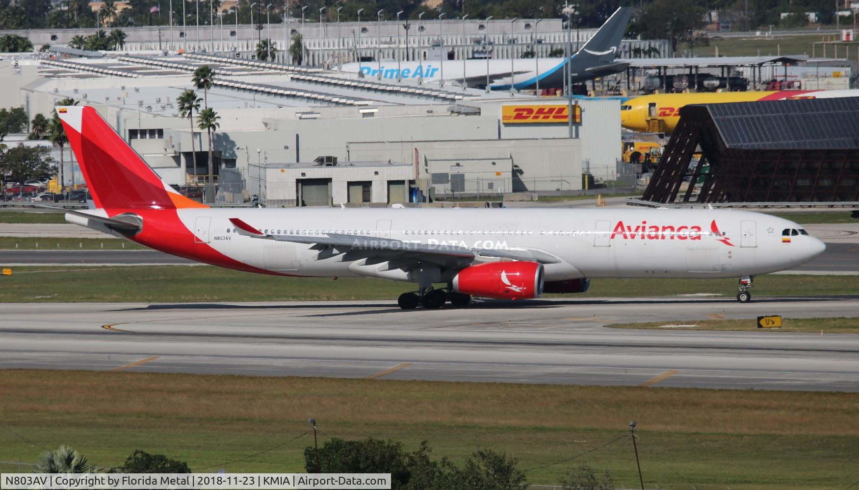 N803AV, 2012 Airbus A330-343 C/N 1357, MIA spotting 2018