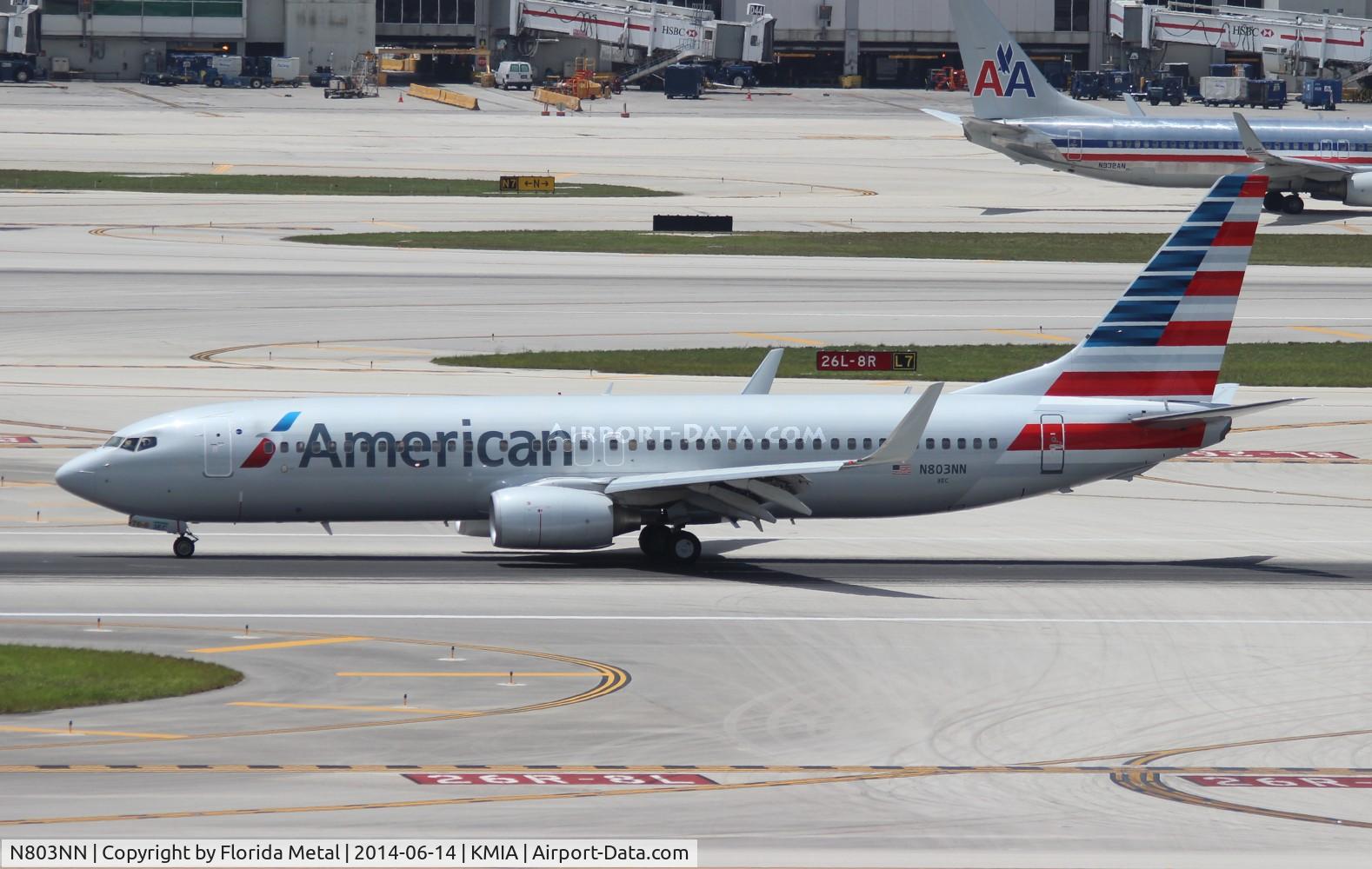 N803NN, 2009 Boeing 737-823 C/N 29566, MIA spotting 2014