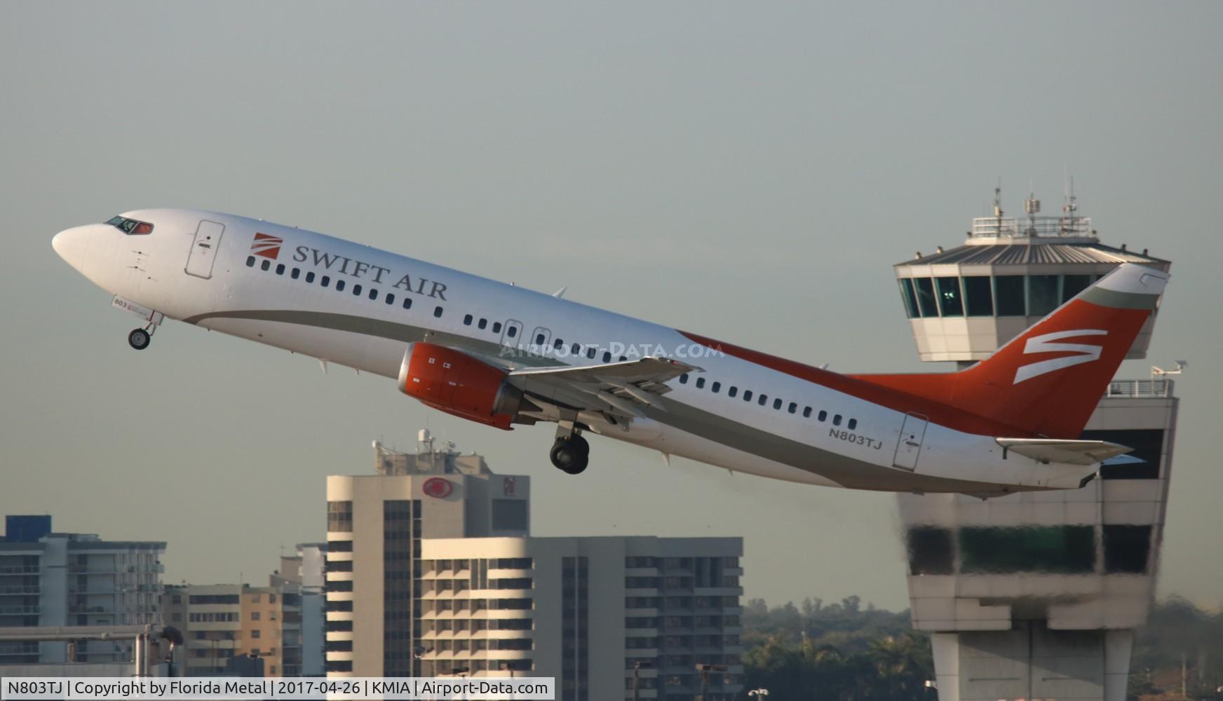 N803TJ, 1993 Boeing 737-45D C/N 27156/2492, MIA spotting 2017