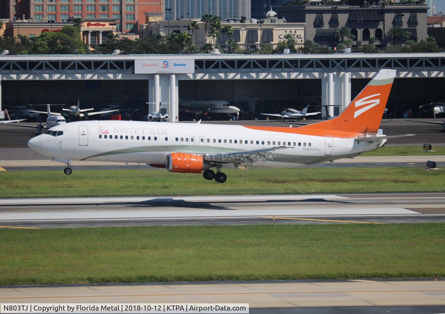 N803TJ, 1993 Boeing 737-45D C/N 27156/2492, TPA spotting 2018