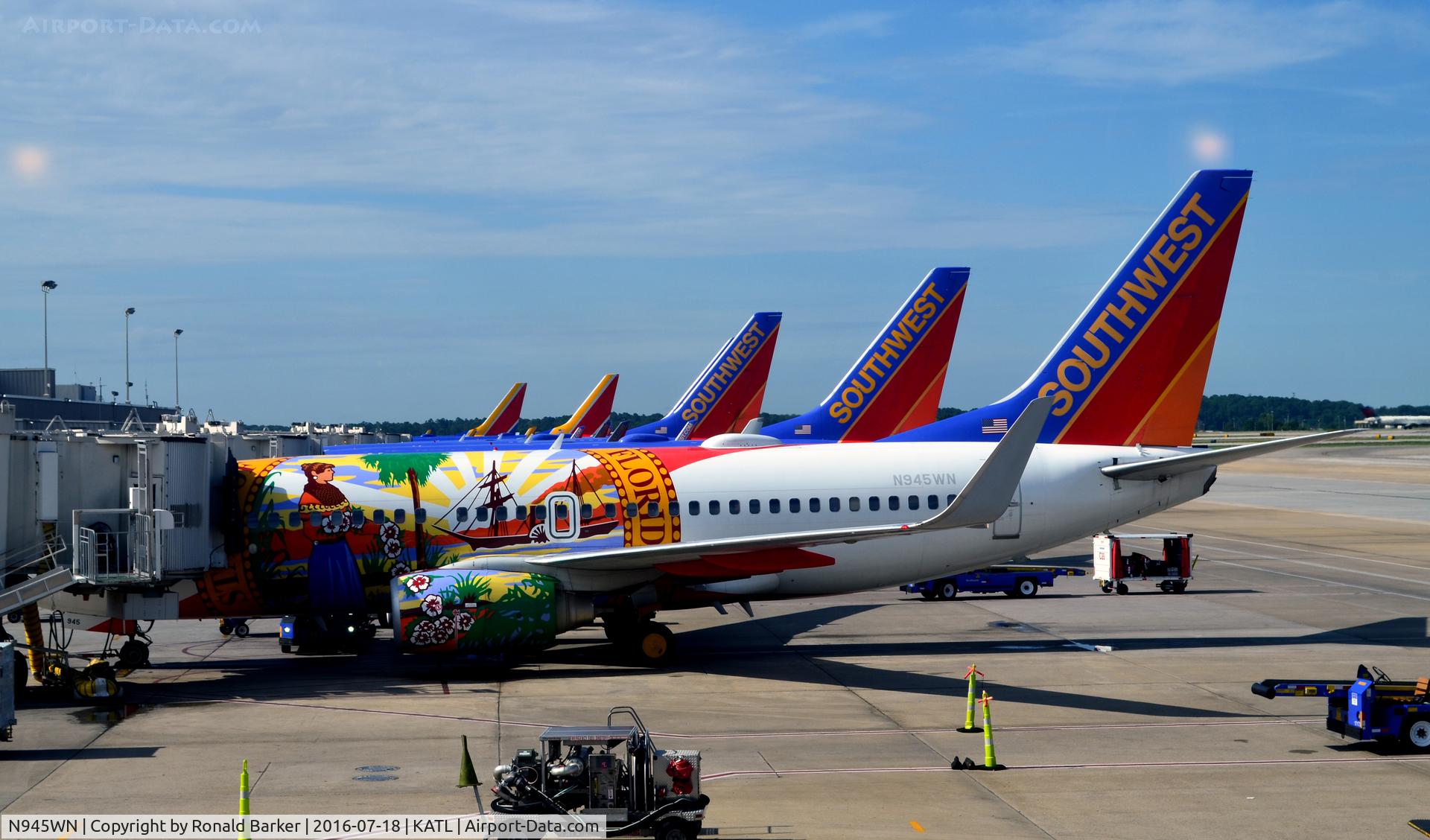 N945WN, 2010 Boeing 737-7H4 C/N 36660, 