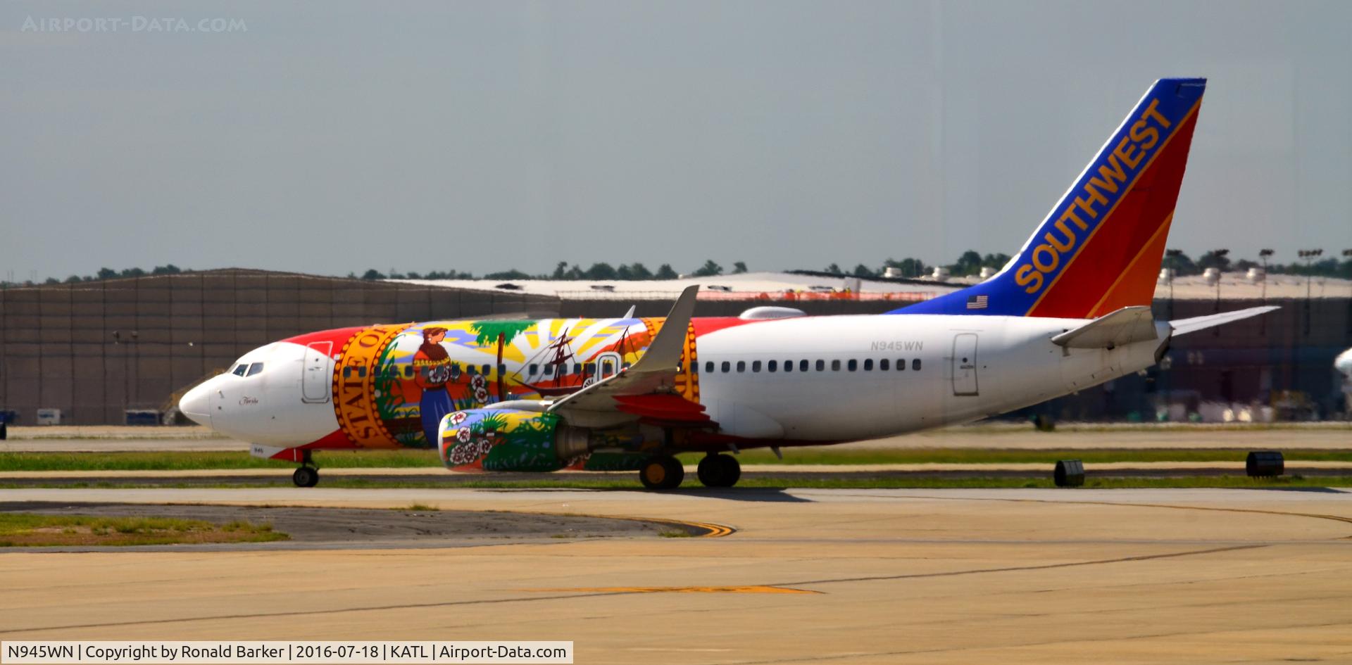 N945WN, 2010 Boeing 737-7H4 C/N 36660, 