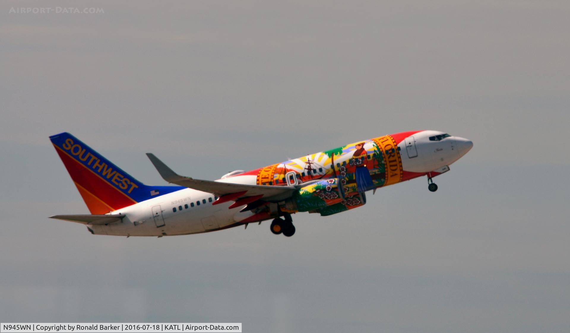 N945WN, 2010 Boeing 737-7H4 C/N 36660, 