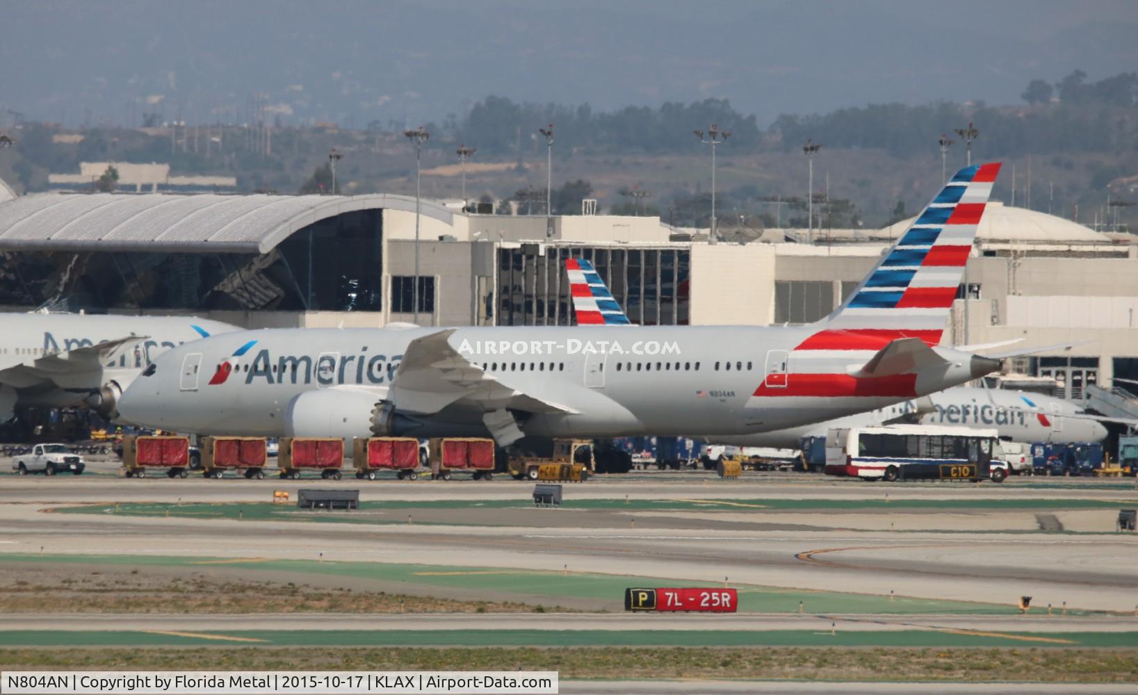 N804AN, 2015 Boeing 787-8 Dreamliner C/N 40622, LAX spotting 2015