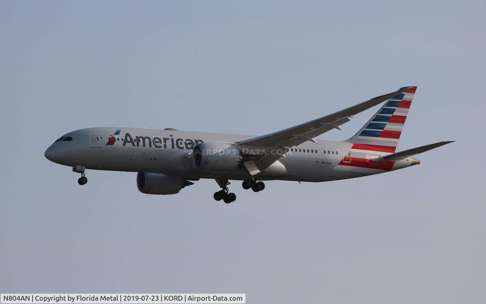 N804AN, 2015 Boeing 787-8 Dreamliner C/N 40622, ORD spotting 2019