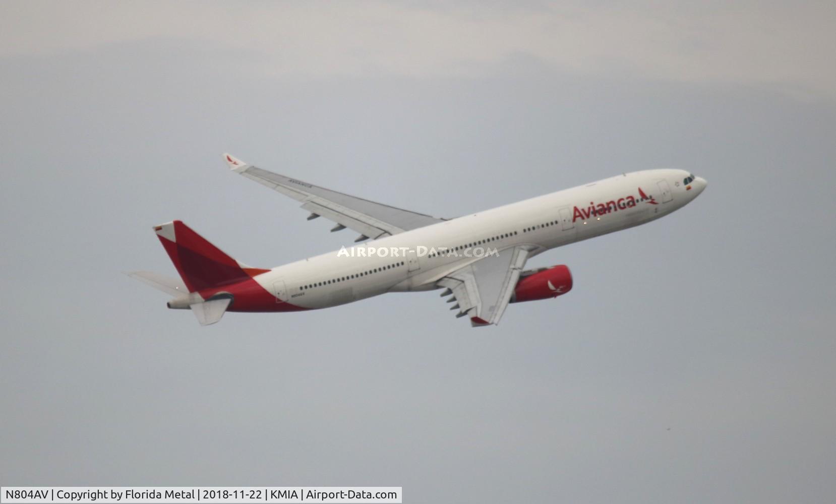 N804AV, 2013 Airbus A330-343 C/N 1378, MIA spotting 2018