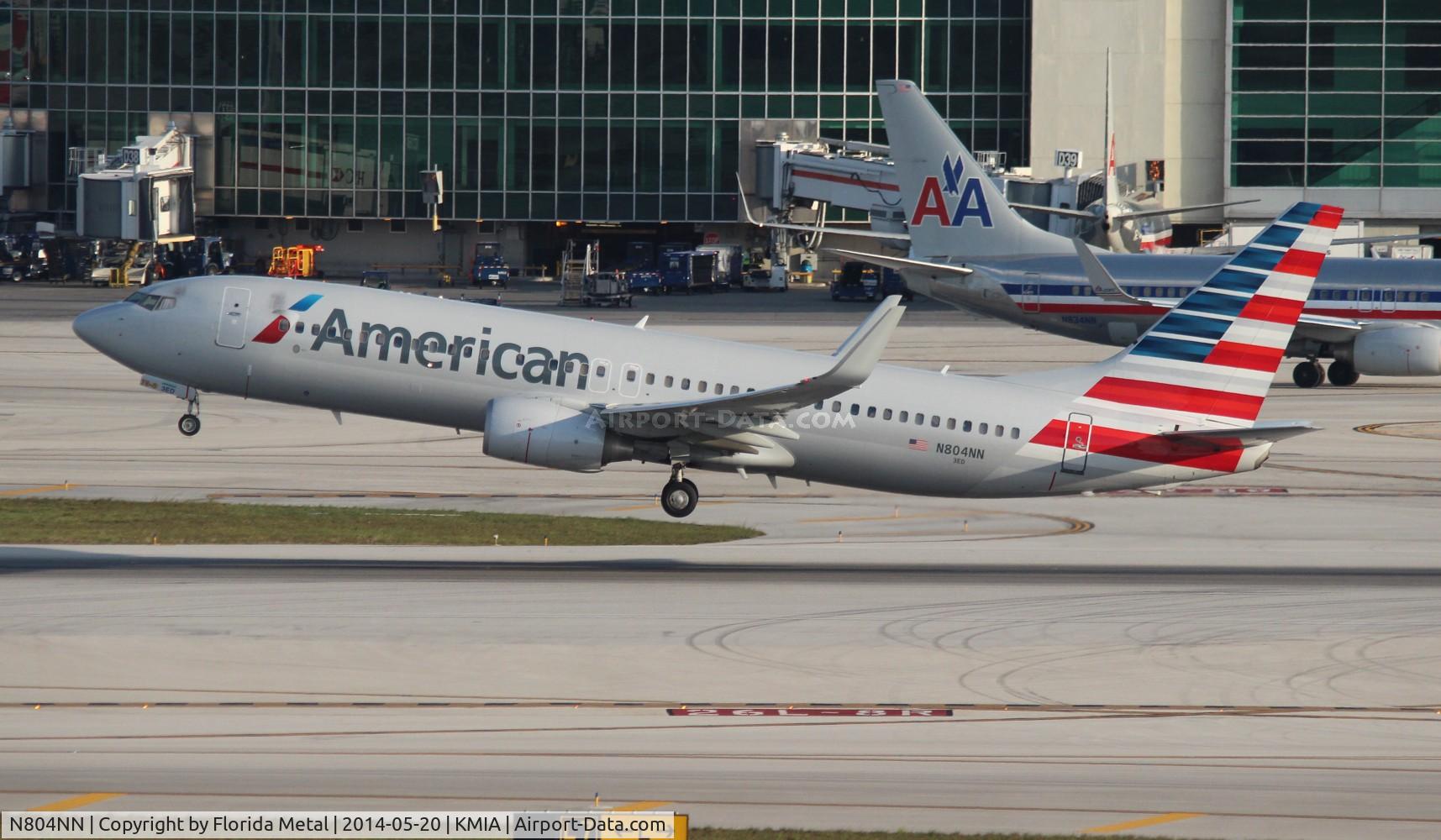 N804NN, 2009 Boeing 737-823 C/N 29567, MIA spotting 2014
