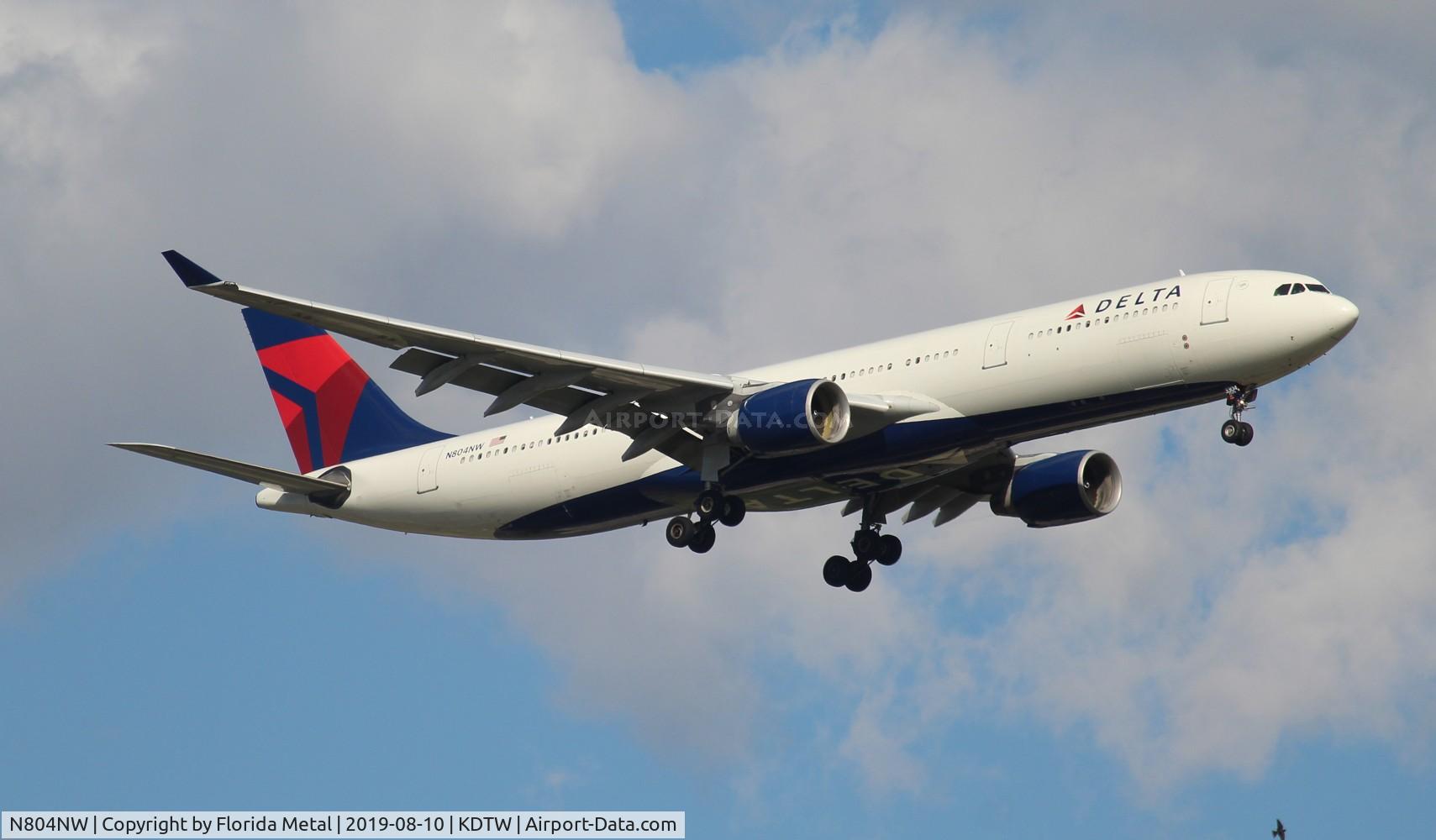 N804NW, 2003 Airbus A330-323 C/N 0549, DTW spotting 2019