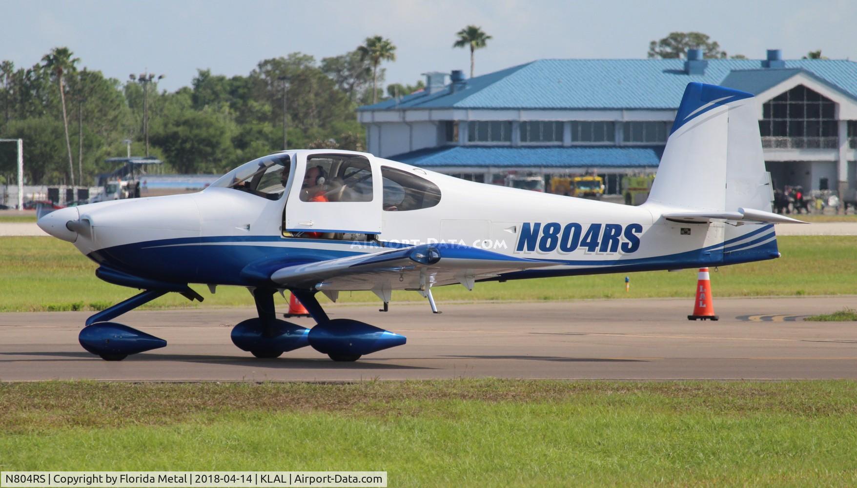 N804RS, 1999 Vans RV-6A C/N 22227, SNF LAL 2018