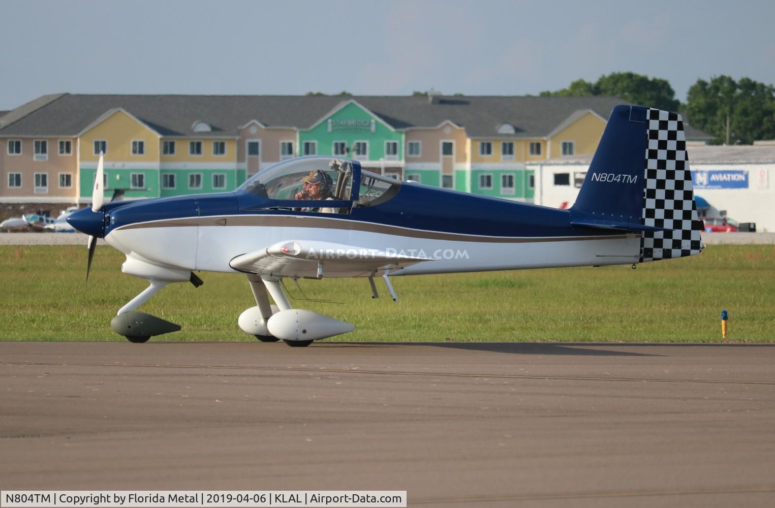 N804TM, 2004 Vans RV-7A C/N 70292, SNF LAL 2019