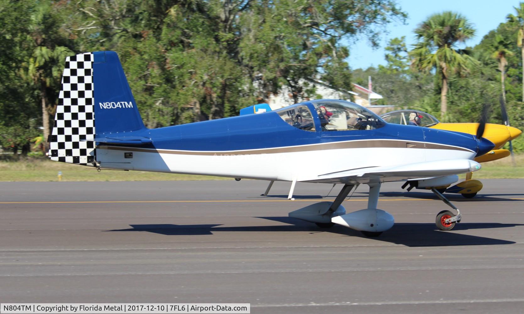 N804TM, 2004 Vans RV-7A C/N 70292, Spruce Creek 2017