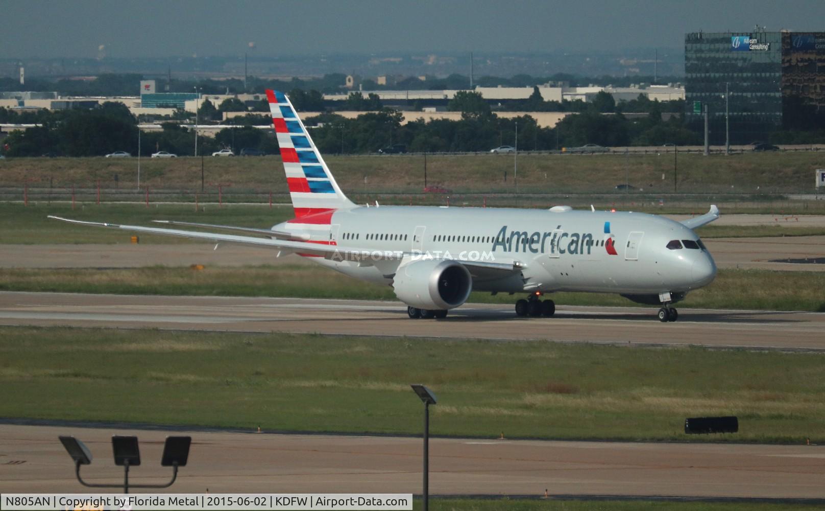 N805AN, 2015 Boeing 787-8 Dreamliner C/N 40623, DFW Spotting 2015