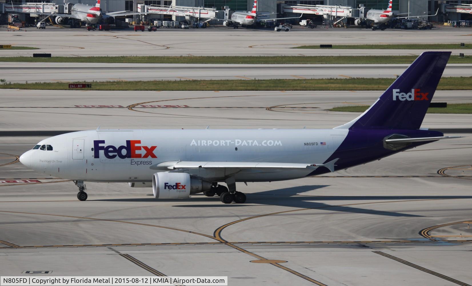 N805FD, 1988 Airbus A310-324 C/N 456, MIA spotting 2015