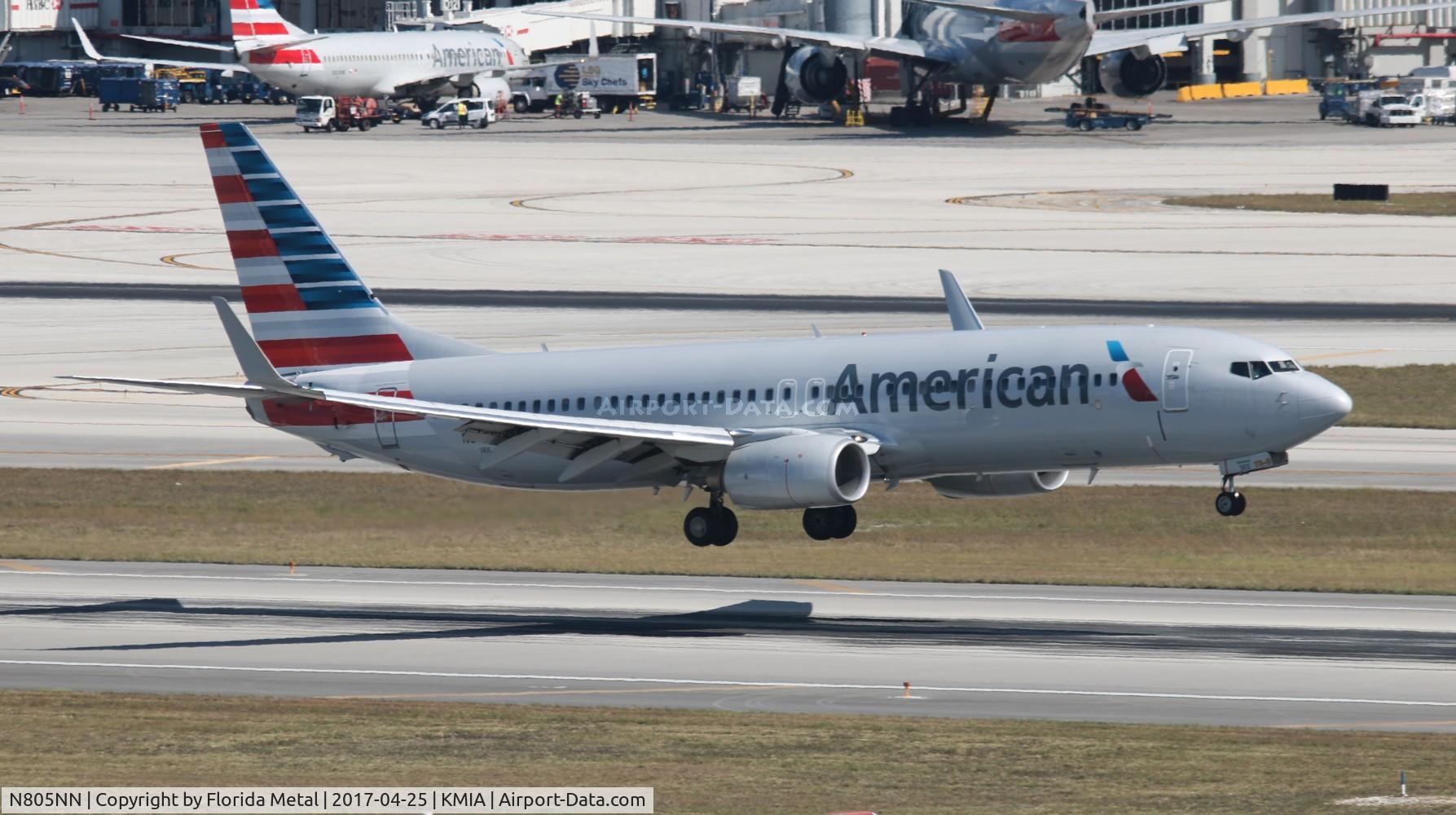 N805NN, 2009 Boeing 737-823 C/N 31075, MIA spotting 2017