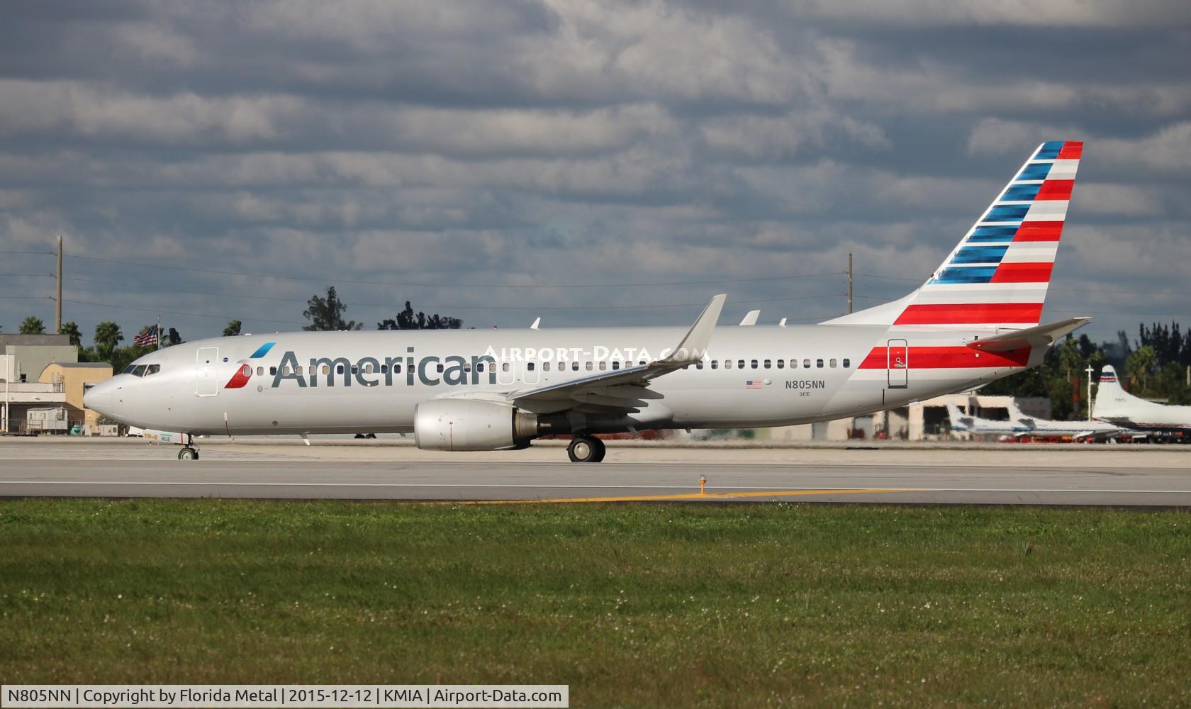 N805NN, 2009 Boeing 737-823 C/N 31075, MIA spotting 2015