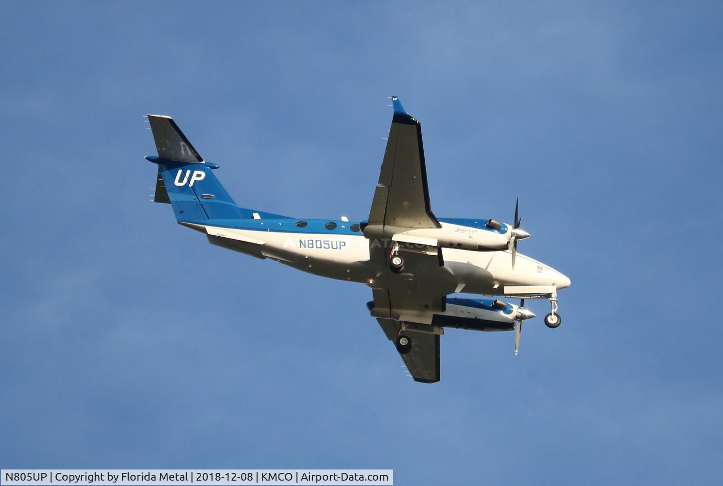 N805UP, 2013 Beechcraft B300 Super King Air 350i C/N FL-887, MCO spotting 2018