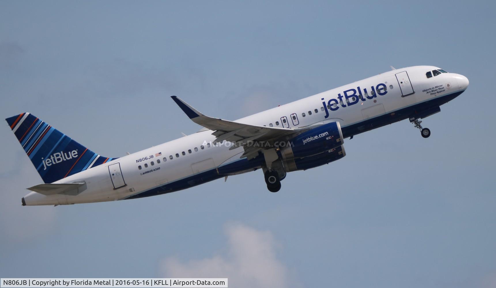 N806JB, 2012 Airbus A320-232 C/N 5302, FLL spotting 2016