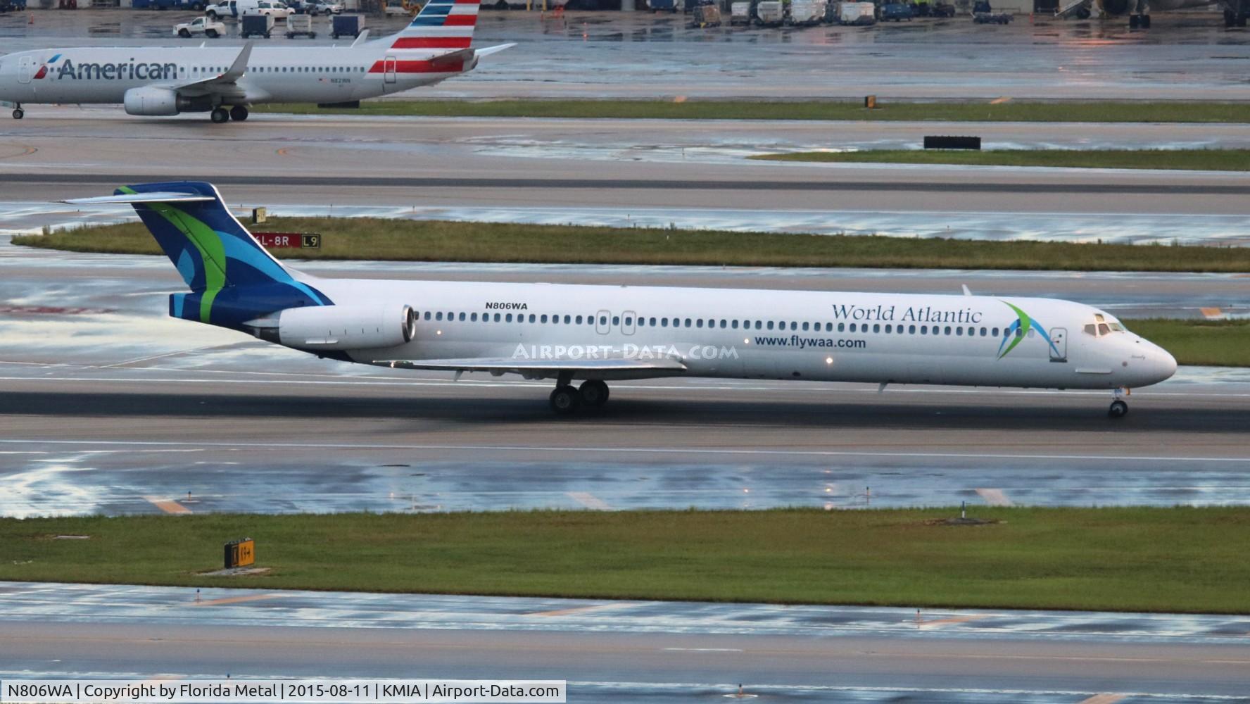 N806WA, 1991 McDonnell Douglas MD-83 (DC-9-83) C/N 53251, MIA spotting 2015