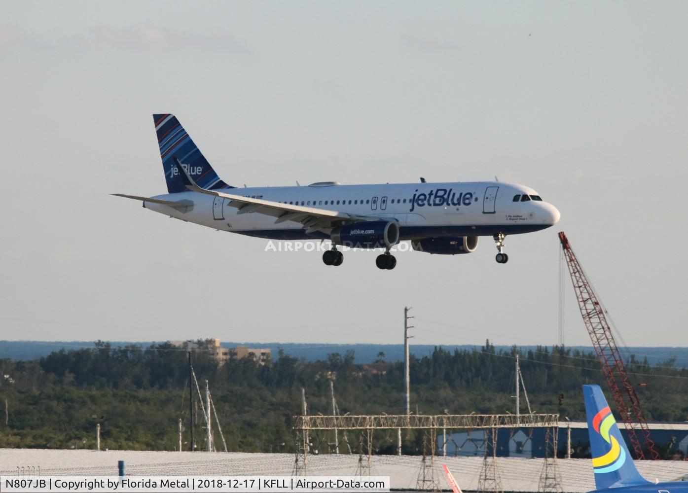 N807JB, 2012 Airbus A320-232 C/N 5312, FLL spotting 2018
