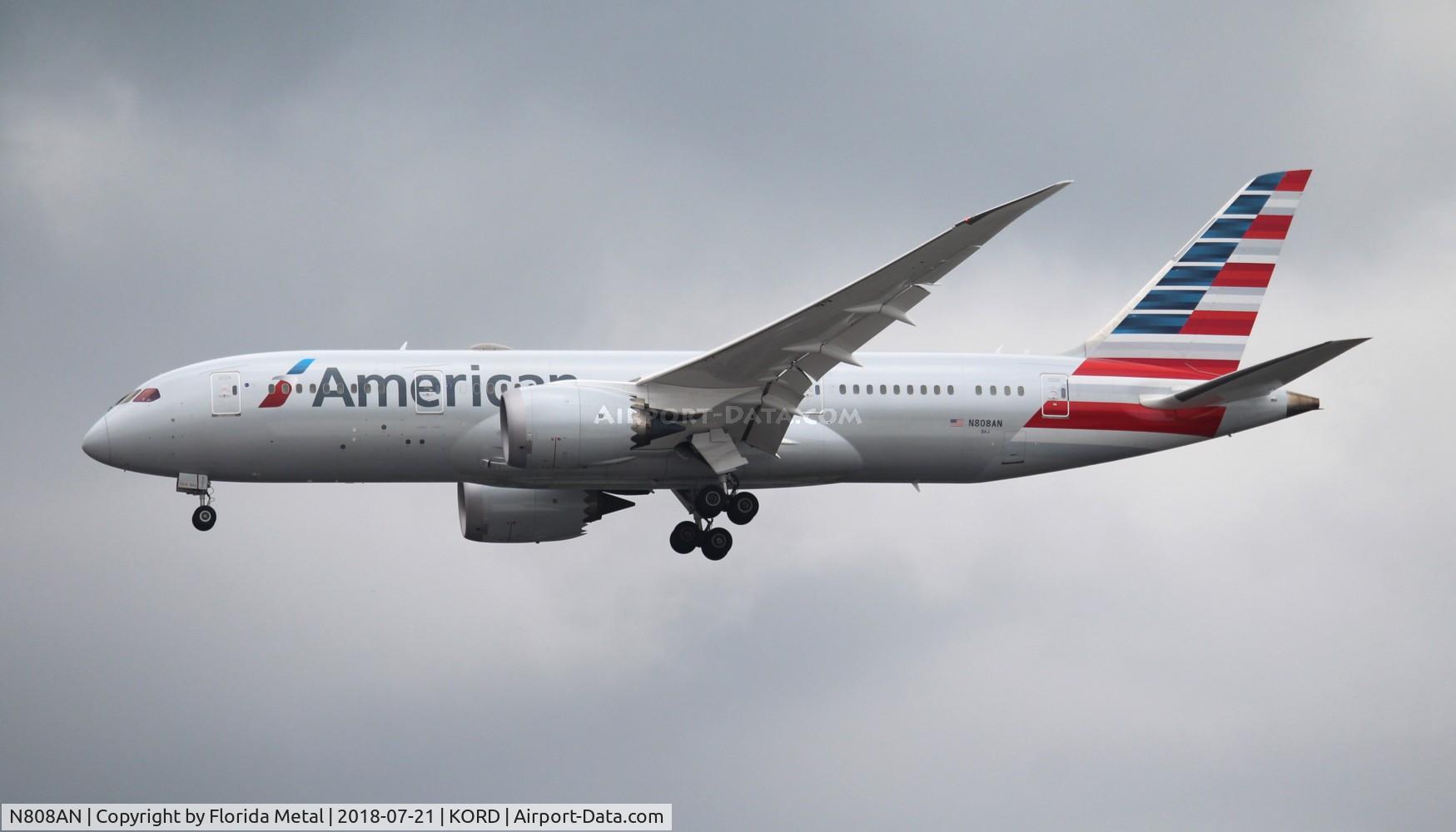 N808AN, 2015 Boeing 787-8 Dreamliner C/N 40626, ORD spotting 2018