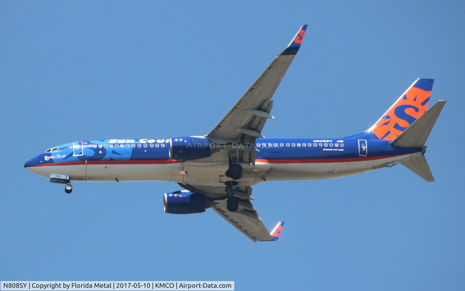 N808SY, 2005 Boeing 737-8BK C/N 33021, MCO spotting 2017