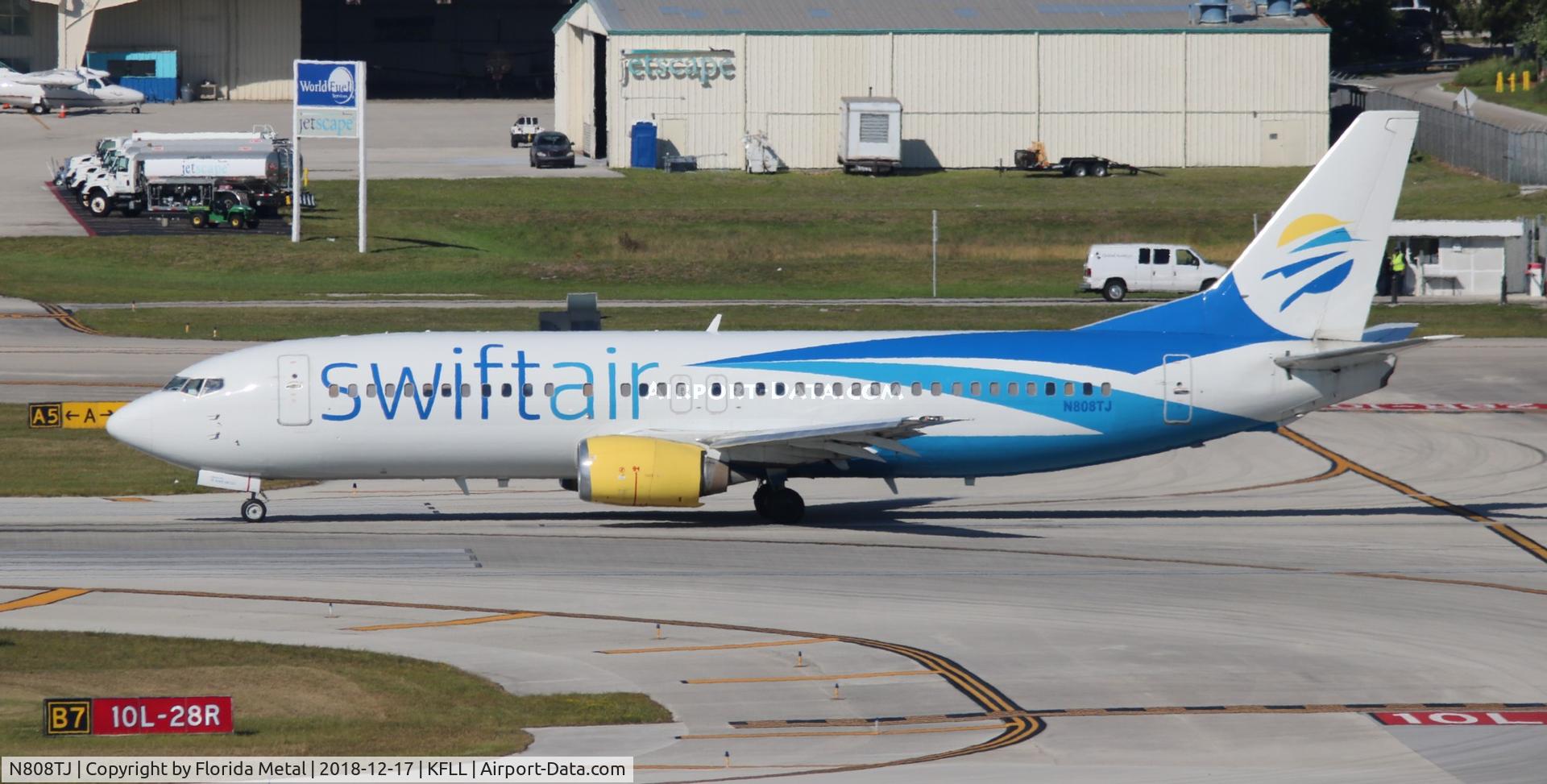N808TJ, 1993 Boeing 737-4Q8 C/N 25103, FLL spotting 2018