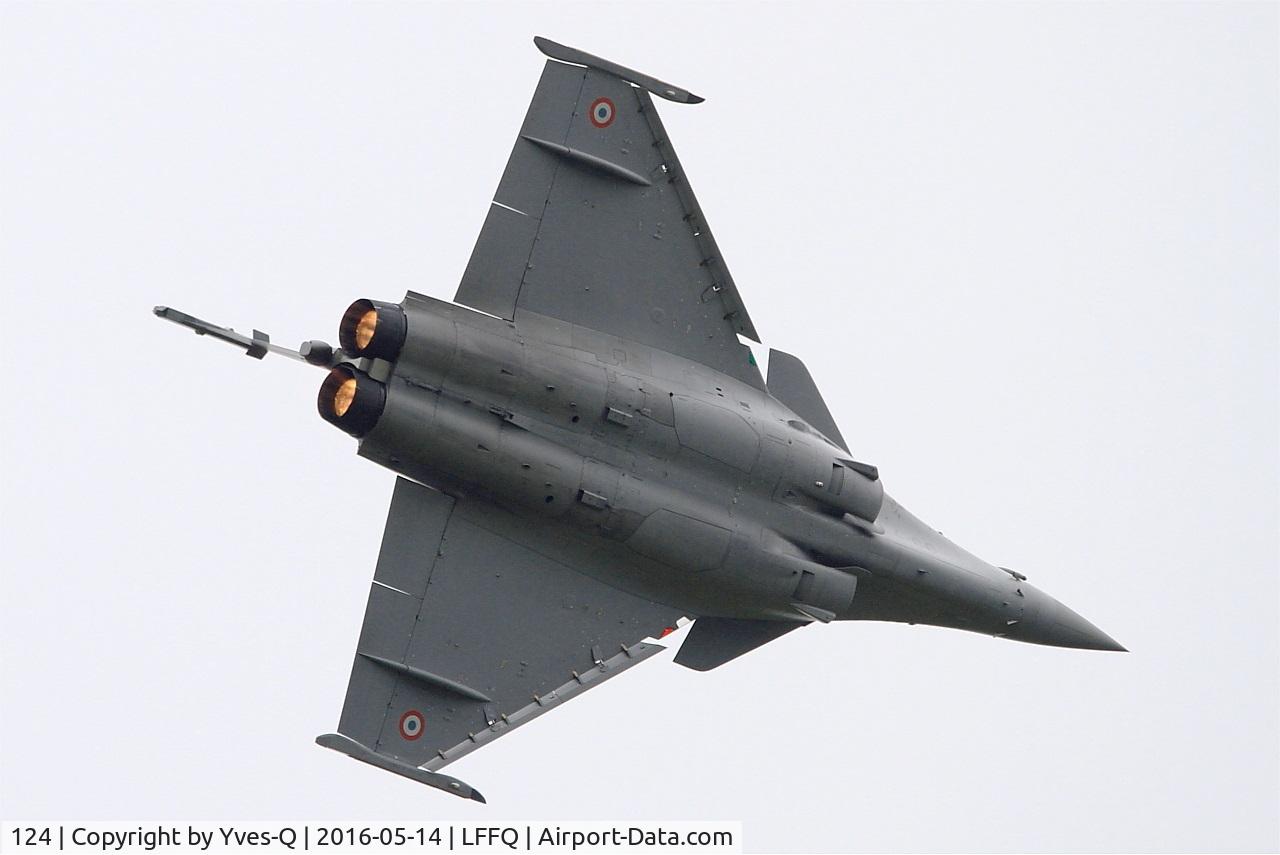 124, Dassault Rafale C C/N 124, Dassault Rafale C, On display, La Ferté-Alais airfield (LFFQ) Air show 2016