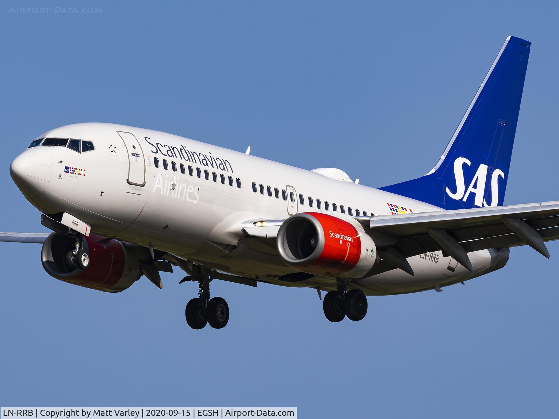 LN-RRB, 2007 Boeing 737-783 C/N 32276, Landing