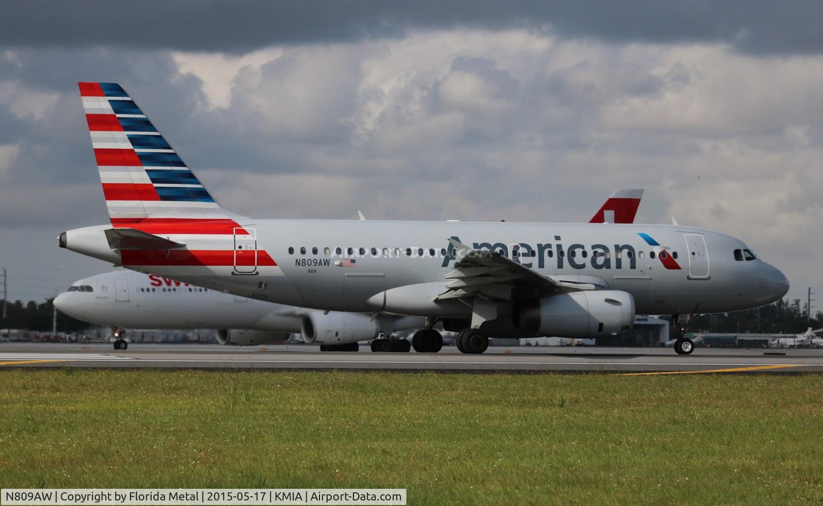 N809AW, 1999 Airbus A319-132 C/N 1111, MIA spotting 2015