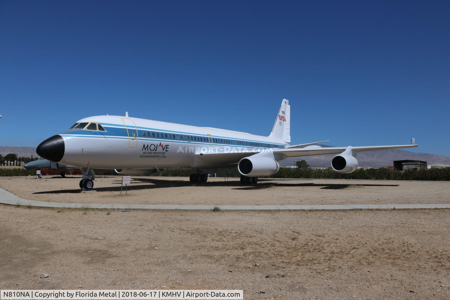 N810NA, 1962 Convair CV-990-30A-5 Coronado C/N 30-10-29, Gate guard CV-990