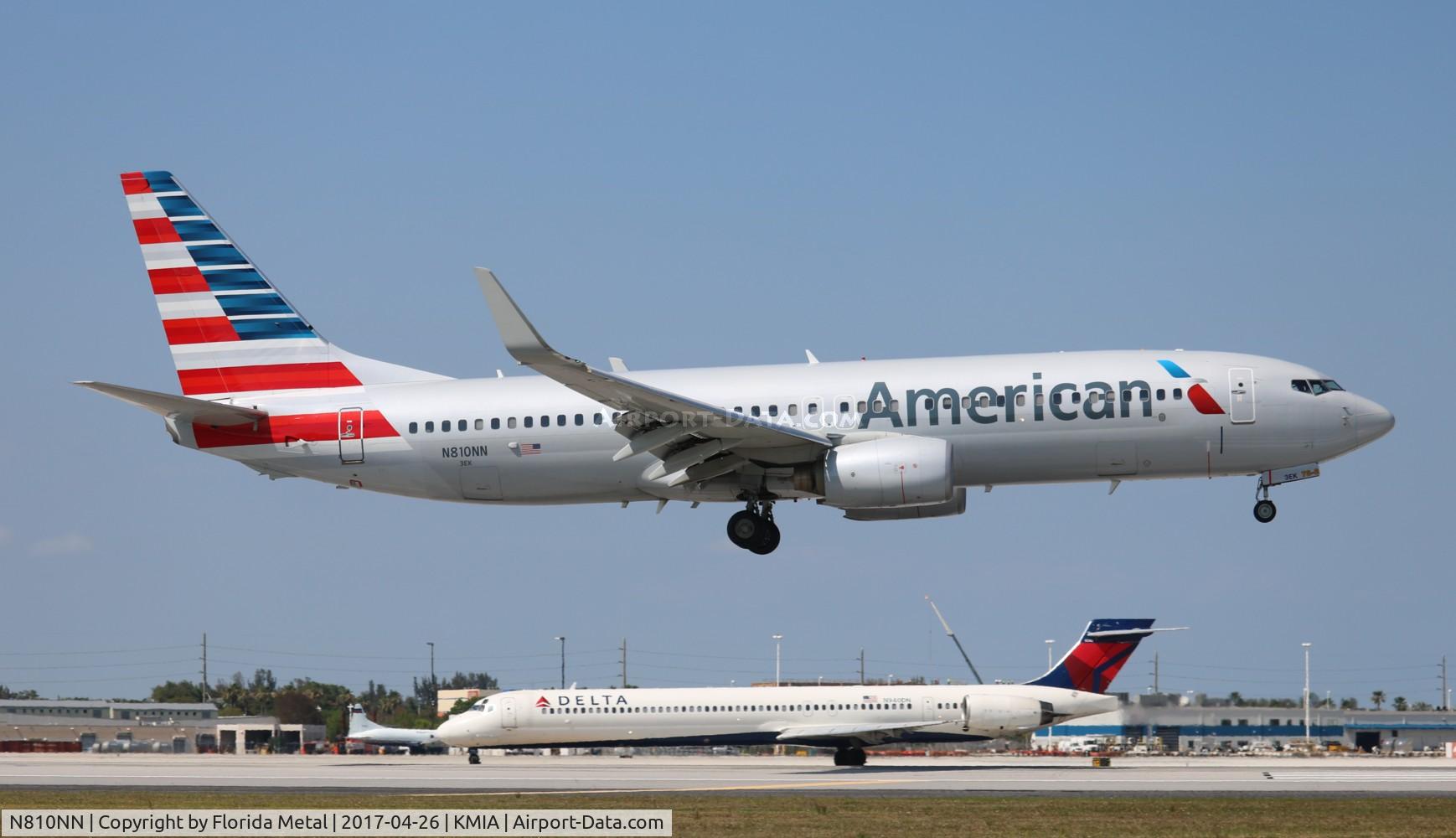 N810NN, 2009 Boeing 737-823 C/N 33207, MIA spotting 2017