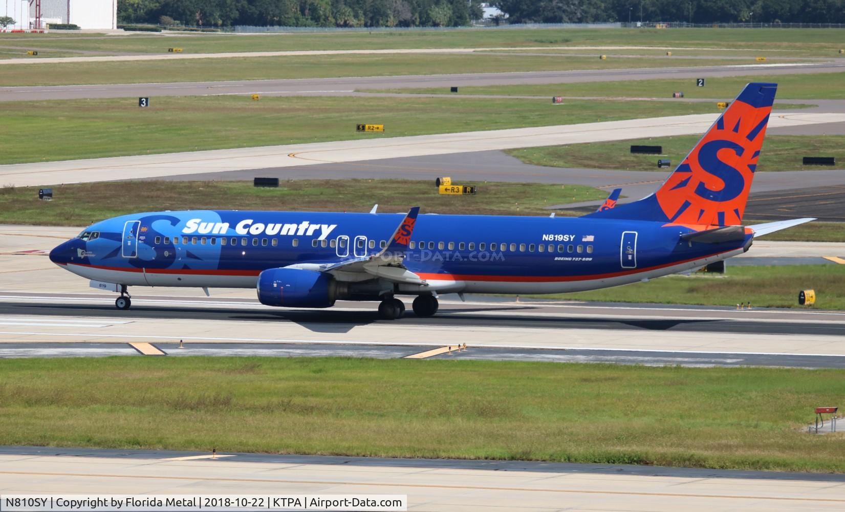 N810SY, 2007 Boeing 737-8BK C/N 29635, TPA spotting 2018