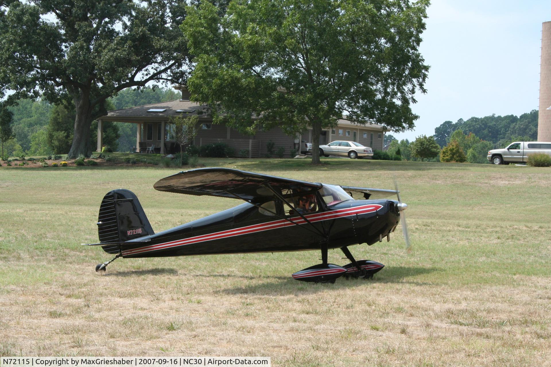 N72115, 1946 Cessna 140 C/N 9280, N72115 @ NC30