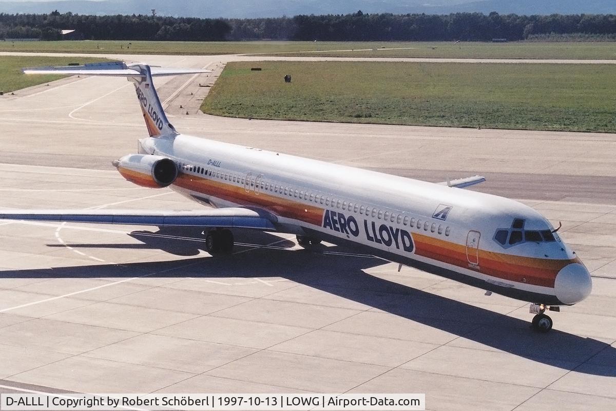 D-ALLL, 1989 McDonnell Douglas MD-83 (DC-9-83) C/N 49854, D-ALLL