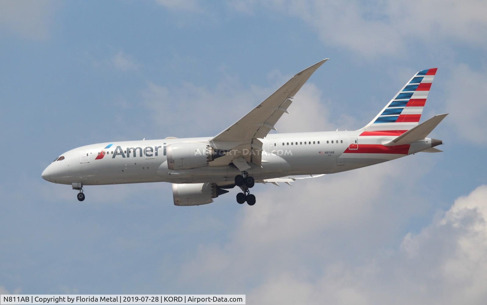 N811AB, 2015 Boeing 787-8 Dreamliner C/N 40629, ORD spotting 2019