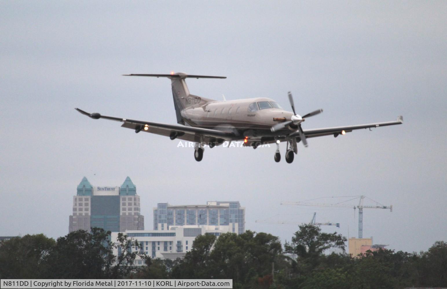 N811DD, 2008 Pilatus PC-12/47E C/N 1027, ORL spotting 2017