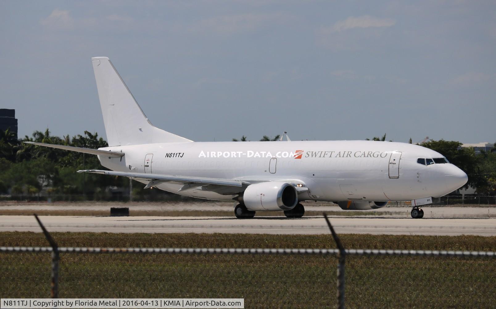N811TJ, 1986 Boeing 737-306F C/N 23538, MIA spotting 2016
