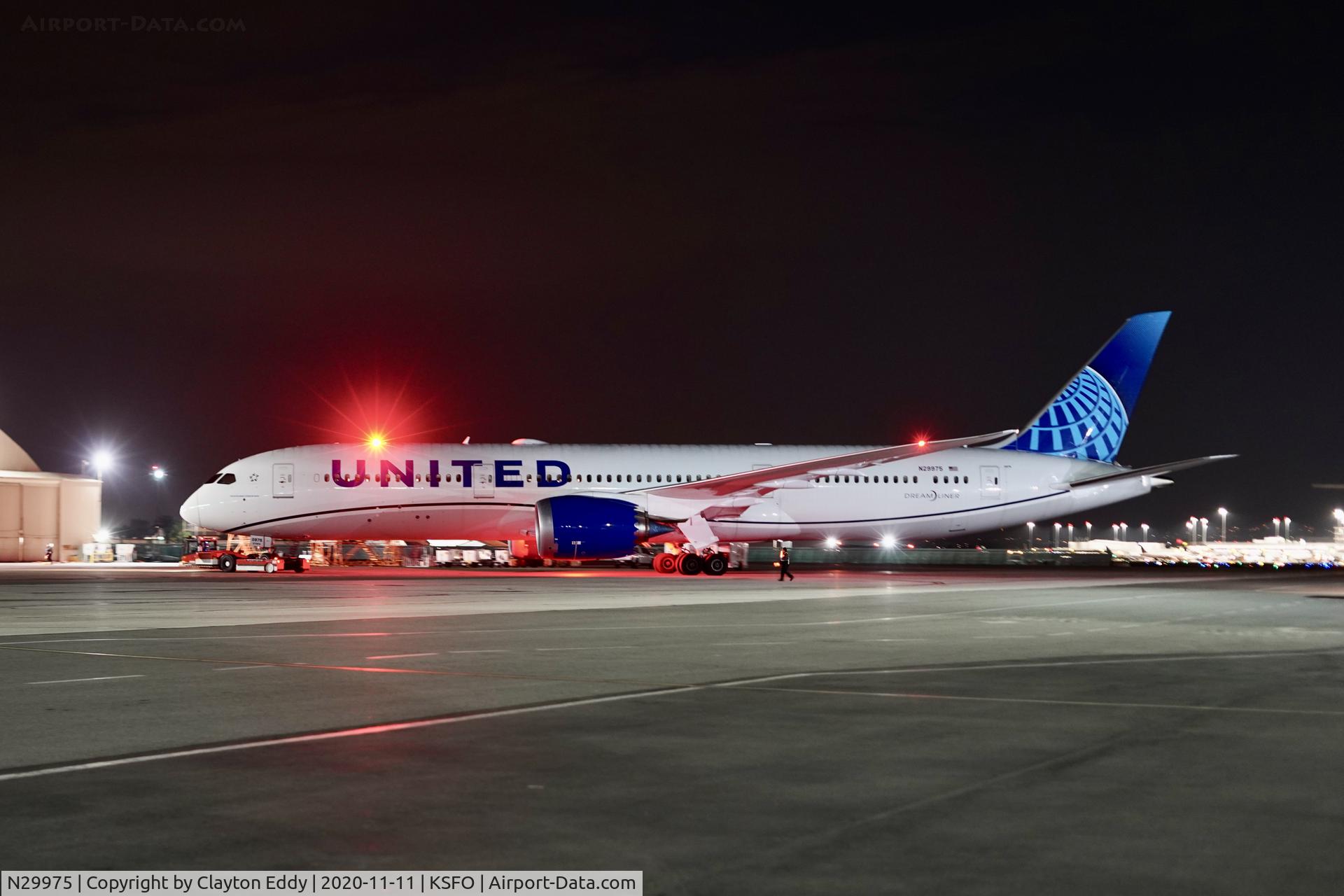 N29975, 2020 Boeing 787-9 Dreamliner C/N 66134, SFO 2020.