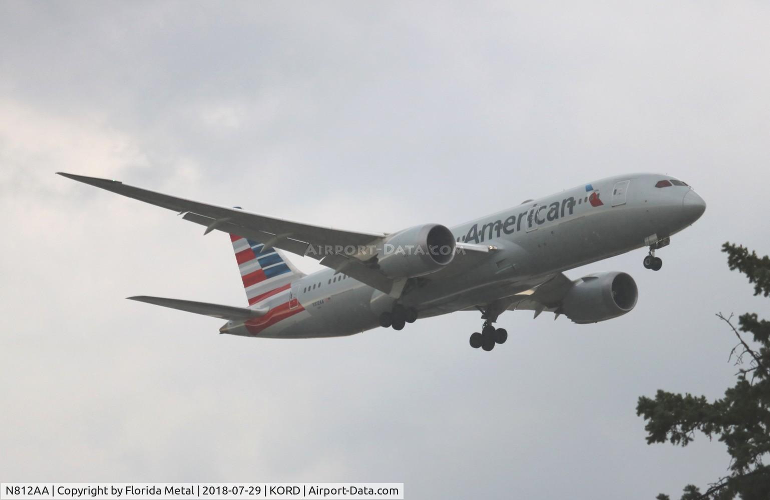 N812AA, 2015 Boeing 787-8 Dreamliner Dreamliner C/N 40630, ORD spotting 2018