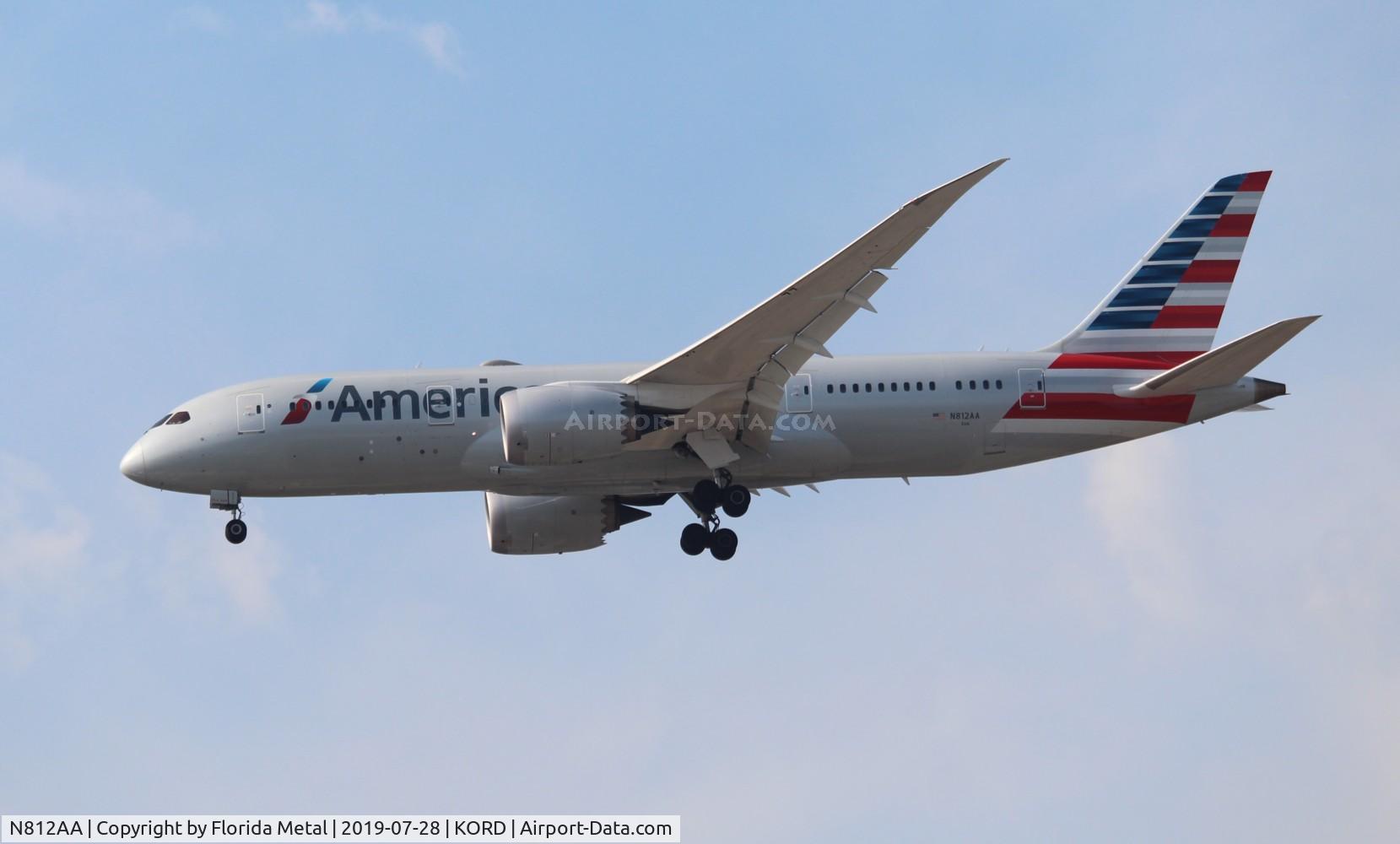 N812AA, 2015 Boeing 787-8 Dreamliner Dreamliner C/N 40630, ORD spotting 2019