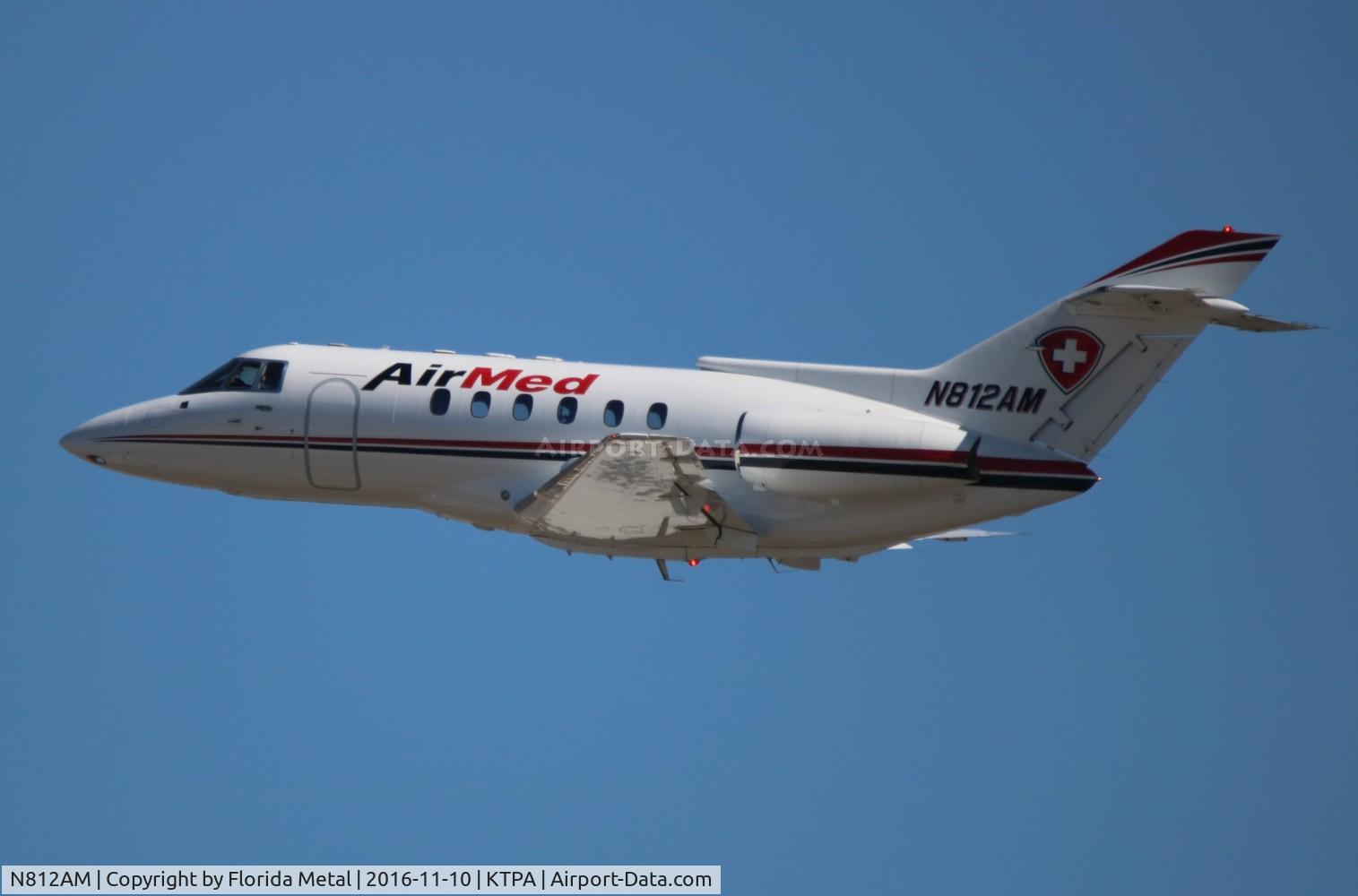 N812AM, 1988 British Aerospace BAe.125 Series 800A C/N 258147, TPA spotting 2016